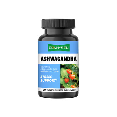 Ashwagandha soutient le stress Augmente la force et la vitalité globales Prix en gros