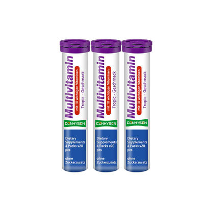 Comprimés effervescents multivitamines en gros d'usine favorisant la santé de la peau, des cheveux et des ongles