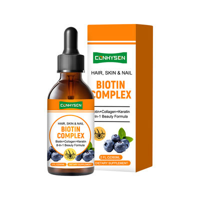 Formule de beauté Biotine Collagène Kératine 8-en-1 pour la santé des cheveux, de la peau et des ongles - Vente en gros et personnalisation