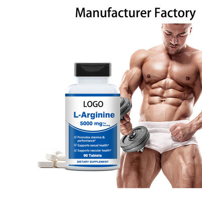 Tablettes de L-arginine de marque privée entraînement haute énergie et endurance augmenter la taille musculaire