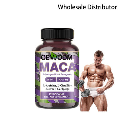 Herbes Gélules de Racine de Maca OEM ODM Extrait de Tribulus Terrestris en Gélules